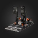 Asetek 40-010-0000001 kontroler gier Czarny, Pomarańczowy, Biały USB Pedały PC