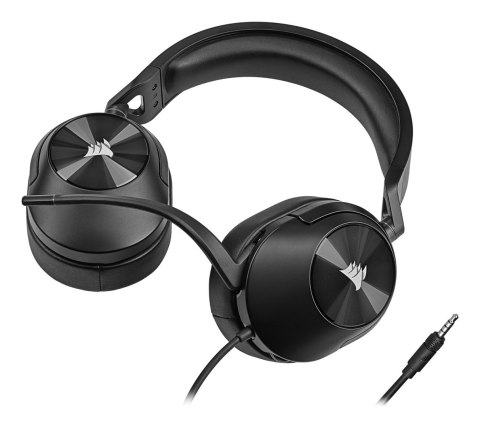 Corsair HS55 STEREO Zestaw słuchawkowy Przewodowa Ręczny Gaming Węgiel
