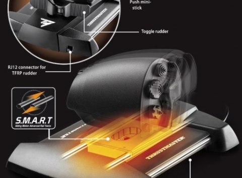 Joystick THRUSTMASTER T16000M FCS HotaS 2960778 (PC; kolor czarny)