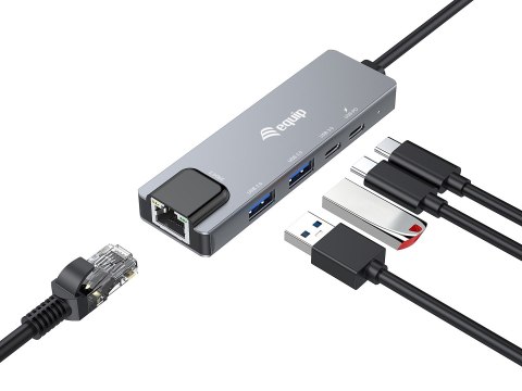 Adapter USB Equip 133496 USB 3.2 Gen 1 (3.1 Gen 1) Type-C Szary