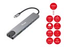Adapter USB Equip 133497 USB Type-C Czarny, Szary