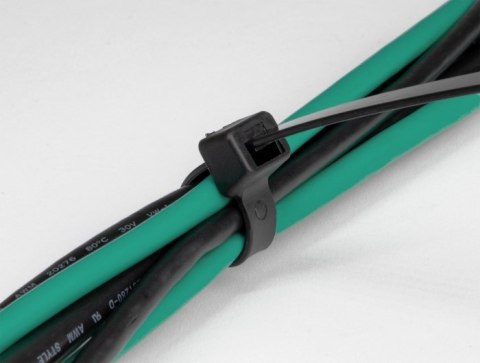 DeLOCK Trytyka odporna na ultrafiolet, D 1220 x S 9,0 mm czarna, 10 szt.