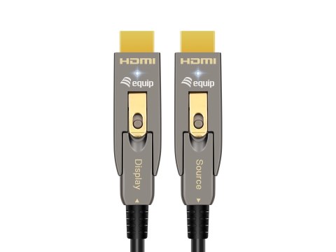 Equip 119413 kabel HDMI 20 m HDMI Type-A/HDMI Type-D Czarny