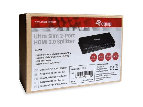 Equip 332716 HDMI 2x HDMI