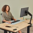Fellowes 100137177 rozgałęziacz 2 m 1 x gniazdo sieciowe Wewnętrzna Czarny