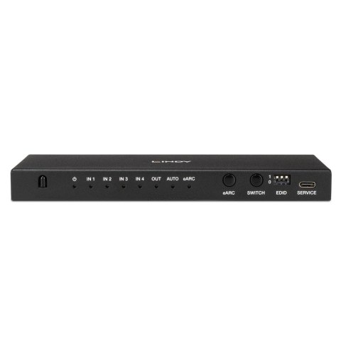 Lindy 38386 przełącznik KVM Czarny