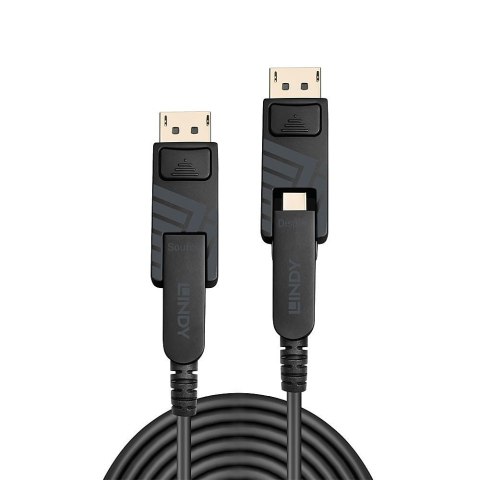 Lindy 38481 kabel DisplayPort 20 m Mini DisplayPort Czarny