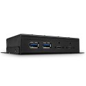 Lindy 43094 huby i koncentratory USB 3.2 Gen 2 (3.1 Gen 2) Type-C 10000 Mbit/s Czarny