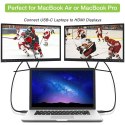 Techly IADAP USBC-HDMI2TY zewnętrzna karta graficzna usb 3840 x 2160 px Czarny