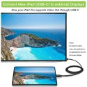 Techly IADAP USBC-HDMI2TY zewnętrzna karta graficzna usb 3840 x 2160 px Czarny