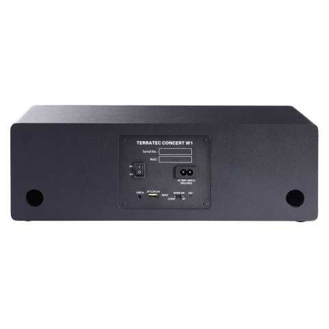 Terratec Concert W1 Przenośny głośnik stereo Czarny 20 W