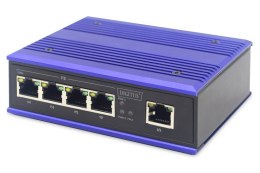 ASSMANN Electronic DN-650105 przełącznik sieciowy Fast Ethernet (10/100) Czarny, Niebieski