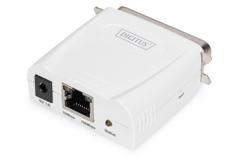 DIGITUS SERWER DRUKU 1X PORT RÓWNOLEGŁY RJ45