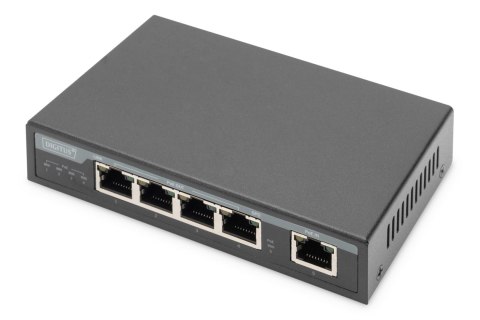 Digitus 4-portowy Gigabit 4PPoE Przedłużacz/Extender, 802.3at, 60 W
