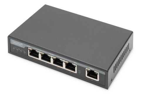 Digitus 4-portowy Gigabit 4PPoE Przedłużacz/Extender, 802.3at, 60 W
