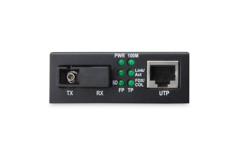 Digitus Dwukierunkowy gigabitowy konwerter mediów, RJ45 / SC