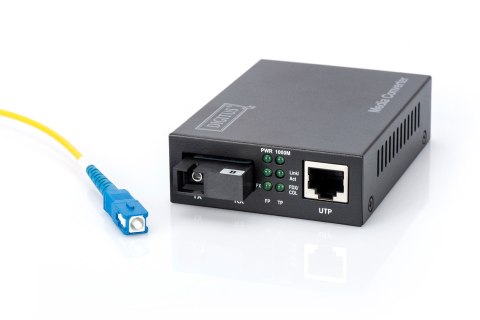 Digitus Dwukierunkowy gigabitowy konwerter mediów, RJ45 / SC