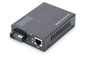 Digitus Dwukierunkowy gigabitowy konwerter mediów, RJ45 / SC
