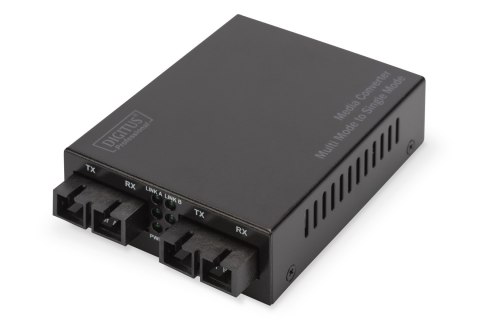Digitus Gigabitowy konwerter medialny wielomodowy/ jednomodowy SC/SC
