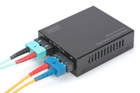 Digitus Gigabitowy konwerter medialny wielomodowy/ jednomodowy SC/SC
