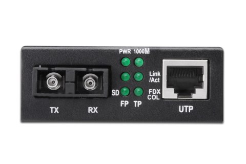 Digitus Gigabitowy konwerter mediów, RJ45 / SC