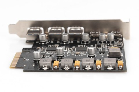 Digitus Karta PCIe 2 x USB-C i 3 x USB A