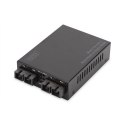 Digitus Konwerter medialny SC/SC Fast Ethernet wielomodowy/ jednomodowy