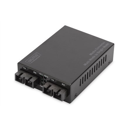 Digitus Konwerter medialny SC/SC Fast Ethernet wielomodowy/ jednomodowy