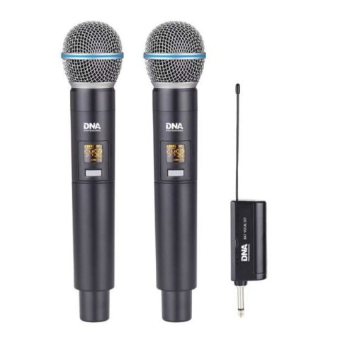 DNA BAT DUAL VOCAL SET zestaw bezprzewodowy akumul