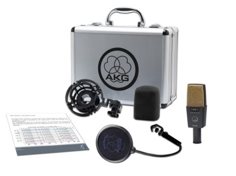 Mikrofon AKG C414 XLII - Mikrofon pojemnościowy wielkomembranowy, zmienne charakterystyki
