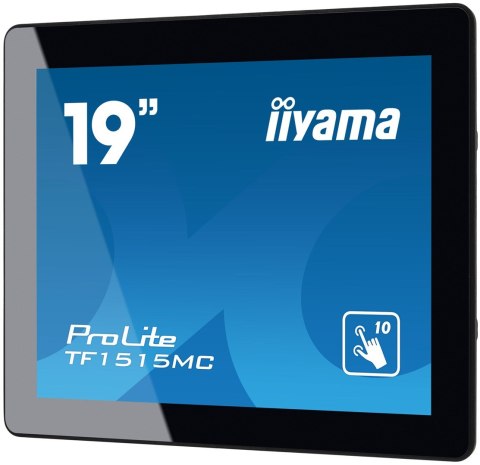 Iiyama TF1515MC-B2 monitor komputerowy 38,1 cm (15") 1024 x 768 px XGA LED Ekran dotykowy Czarny