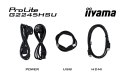 Monitor Iiyama 22 G2245HSU-B2 HDMI DP USB - Płaski ekran - 54,6 cm