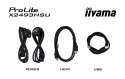 Iiyama ProLite X2493HSU-B1 monitor komputerowy 60,5 cm (23.8") 1920 x 1080 px Full HD LED Czarny