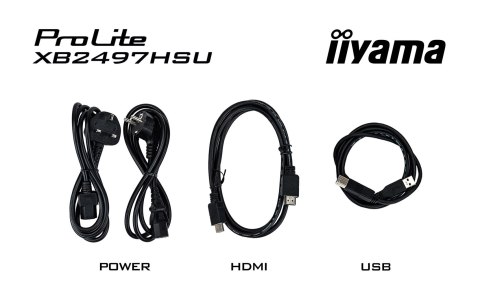 Iiyama ProLite XB2497HSU-B1 monitor komputerowy 60,5 cm (23.8") 1920 x 1080 px Full HD LED Czarny