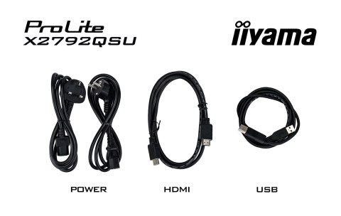Iiyama ProLite X2792QSU-B1 monitor komputerowy 68,6 cm (27") 2560 x 1440 px Quad HD LED Czarny