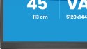 Iiyama ProLite XCB4594DQSU-B1 monitor komputerowy 113 cm (44.5") 5120 x 1440 px Dual QHD LED Czarny
