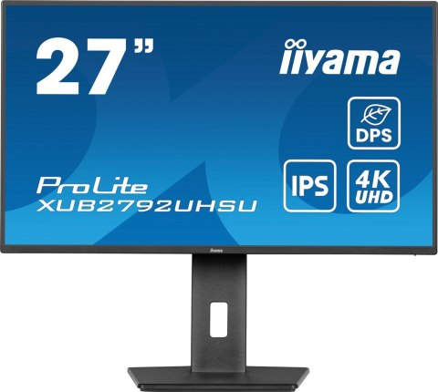 Monitor 27" LED iiyama ProLite XUB2792UHSU-B6 4K Ultra HD Czarny