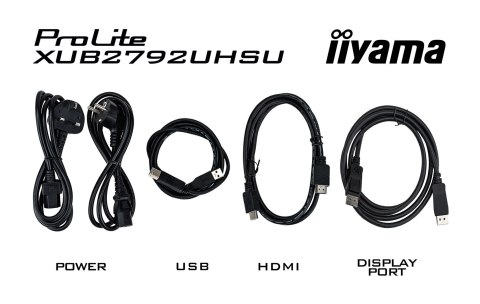Monitor 27" LED iiyama ProLite XUB2792UHSU-B6 4K Ultra HD Czarny