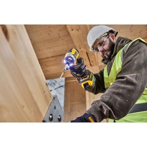 DeWALT DCF860NT-XJ wkrętak zasilany/zakrętark udarowy 3800 RPM Czarny, Żółty