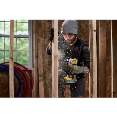 DeWALT DCF860NT-XJ wkrętak zasilany/zakrętark udarowy 3800 RPM Czarny, Żółty