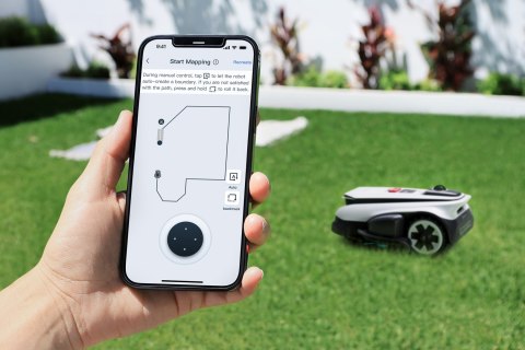 Ecovacs GOAT A3000 LiDAR PRO EU Kosiarka robot Bateria Czarny, Biały