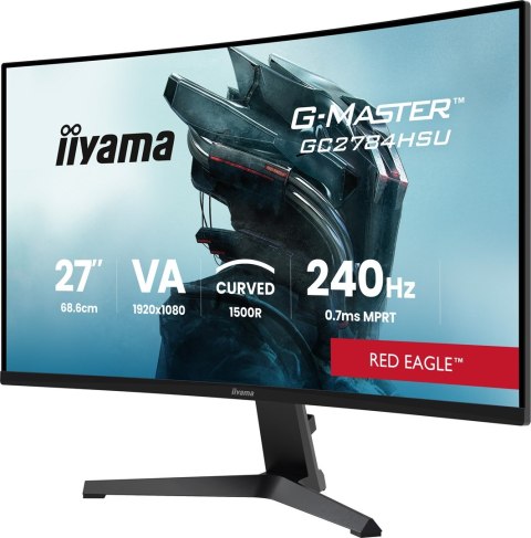 Iiyama G-MASTER GC2784HSU-B1 27" 240H monitor komputerowy 68,6 cm (27") 1920 x 1080 px Czarny