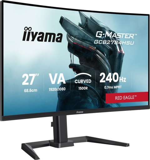 Iiyama G-MASTER GCB2784HSU-B1 27" 240Hz monitor komputerowy 68,6 cm (27") 1920 x 1080 px Czarny