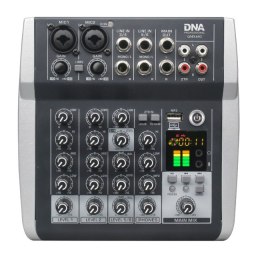 DNA QMX602 analogowy mikser dźwięku 6 kanałów Blue