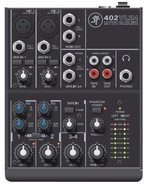 Mackie 402VLZ4 4 kan. 20 - 20000 Hz