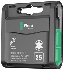 Zestaw Bit-Box 20 TX HF, TX 20MM, 20 sztuk WÜRTH, SPAX