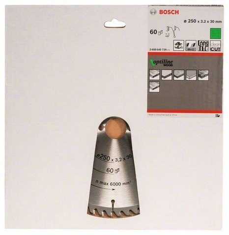 Bosch 2 608 640 729 ostrze do piły tarczowej 25 cm 1 szt.