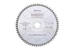 METABO piła tarczowa FZ/TZ 216x30x58z do cięcia aluminium