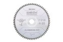 METABO piła tarczowa FZ/TZ 216x30x58z do cięcia aluminium