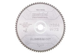 Metabo piła tarczowa do aluminium 254x30x72z